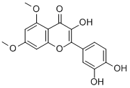 CAS#: 13459-07-9， 5,7-Dimethoxy-3,3',4'-Trihydroxyflavone