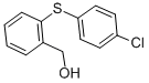 structure of CAS# 13459-59-1, (2-[(4-Chlorophenyl)Sulfanyl]Phenyl)Methanol;[2-[(4-Chlorophenyl)Thio]Phenyl]Methanol;Zinc00166286;10K-578S