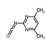 CAS#: 134600-72-9， 2-Isocyanato-4,6-Dimethyl-Pyrimidine