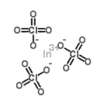 structure of CAS# 13465-15-1, Indium Triperchlorate;INDIUM PERCHLORATE;indium(3+) perchlorate;indium(iii) perchlorate
