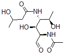 CAS#: 134864-89-4， N-[(2R,3R,4S,5R)-5-Acetamido-2,4-Dihydroxy-6-Oxohexan-3-Yl]-3-Hydroxybutanamide