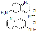 CAS#: 134901-21-6， Bis(6-aminoquinoline)dichloroplatinum(II)