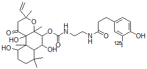 CAS#: 135159-45-4， 2-(3-(4-Hydroxy-3-Iodophenyl)Propionamido)-N-Ethyl-7-(Aminocarbonyl)-7-Desacetylforskolin