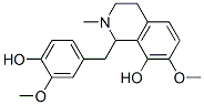 CAS#: 135213-48-8， (1S)-1-[(4-Hydroxy-3-Methoxyphenyl)Methyl]-7-Methoxy-2-Methyl-3,4-Dihydro-1H-Isoquinolin-8-Ol