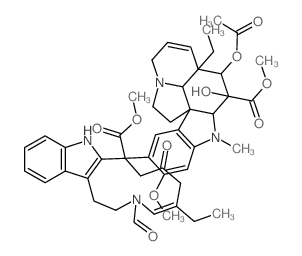 CAS#: 1355-31-3， 4',5'-Didehydro-4'-Deoxy-2',19'-Dioxo-2',19'-Secovincaleukoblastine