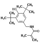 CAS#: 13560-54-8， N-[4-Hydroxy-3,5-Bis(2-Methyl-2-Propanyl)Benzyl]-2-Methylacrylamide