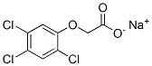 structure of CAS# 13560-99-1, Sodium 2,4,5-Trichlorophenoxyacetate;Sodium 2-(2,4,5-Trichlorophenoxy)Ethanoate;2-(2,4,5-Trichlorophenoxy)Propionic Acid, Sodium Salt;Caswell No. 739O