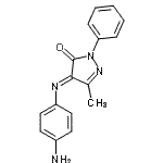 CAS#: 13617-67-9， (4E)-4-[(4-Aminophenyl)Imino]-5-Methyl-2-Phenyl-2,4-Dihydro-3H-Pyrazol-3-One