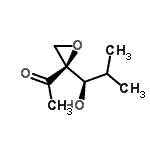 CAS#: 136377-99-6， 1-{(2S)-2-[(1R)-1-Hydroxy-2-Methylpropyl]-2-Oxiranyl}Ethanone