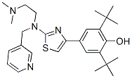 CAS#: 136468-89-8， 2,6-Ditert-Butyl-4-[2-(2-Dimethylaminoethyl-(Pyridin-3-Ylmethyl)Amino)-1,3-Thiazol-4-Yl]Phenol
