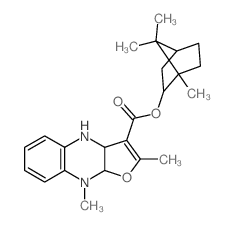 CAS#: 136471-32-4， (1,7,7-Trimethyl-6-Bicyclo[2.2.1]Heptanyl) 2,9-Dimethyl-4,9a-Dihydro-3aH-Furo[4,5-b]Quinoxaline-3-Carboxylate