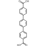 structure of CAS# 13653-84-4, 1,1':4',1''-Terphenyl-4,4''-Dicarboxylic Acid;1,1':4',1''-terphenyl-4,4''-dicarboxylic acid;1,4-di(4-carboxyphenyl)benzene;P-TERPHENYL-4,4''-DICARBOXYLIC ACID