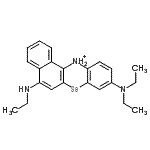 CAS#: 136825-97-3， 9-(Diethylamino)-5-(ethylamino)-Benzo[a]phenoselenazin-7-ium chloride