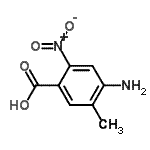 CAS#: 136833-45-9， 4-Amino-5-Methyl-2-Nitrobenzoic Acid