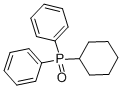 structure of CAS# 13689-20-8, Cyclohexyldiphenyl-Phosphine Oxide;(Cyclohexyl-Phenyl-Phosphoryl)Benzene;454397_Aldrich