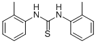 structure of CAS# 137-97-3, N,N'-Bis(2-Methylphenyl)-Thiourea;1,3-Bis(O-Tolyl)Thiourea;1,3-Di-O-Tolylthiourea;2,2'-Dimethylthiocarbanilide