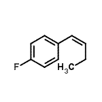 CAS#: 137225-01-5， 1-[(1Z)-1-Buten-1-Yl]-4-Fluorobenzene