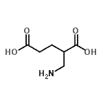 CAS#: 13734-58-2， 2-(Aminomethyl)Pentanedioic Acid