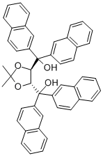 structure of CAS# 137365-09-4, (4R,5R)-2,2-Dimethyl-a4,a4,a5,a5-Tetra-2-Naphthalenyl-1,3-Dioxolane-4,5-Dimethanol;(4R,5R)-2,2-Dimethyl-Α,Α,Α`,Α`-Tetra(2-Naphthyl)-1,3-Dioxolane-4,5-Dimethanol;(-)-DINOL,  (-)-2,3-O-Isopropylidene-1,1,4,4-Tetra(2-Naphthyl)-L-Threitol;(4R,5R)-2,2-Dimethyl-Α,Α,Α',Α'-Tetra(2-Naphthyl)Dioxolane-4,5-Dimethanol