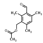 CAS#: 137380-48-4， 3-Formyl-2,4,6-Trimethylbenzyl Acetate