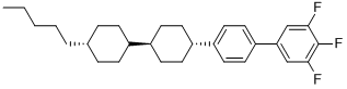 CAS#: 137529-43-2， 3,4,5-Trifluoro-4'-[(trans,trans)-4'-pentyl[1,1'-bicyclohexyl]-4-yl]-1,1'-Biphenyl