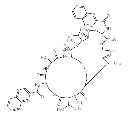 CAS#: 13758-27-5， Triostin A