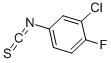 structure of CAS# 137724-66-4, 2-Chloro-1-Fluoro-4-Isothiocyanatobenzene;2-Chloro-1-Fluoro-4-Isothiocyanato-Benzene;Zinc00153303;3-Chloro-4-Fluorophenyl Isothiocyanate