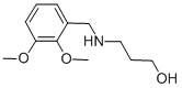 structure of CAS# 137788-51-3, (2,3-Dimethoxyphenyl)Methyl-(3-Hydroxypropyl)Amine;(2,3-Dimethoxyphenyl)Methyl-(3-Hydroxypropyl)Ammonium;(2,3-Dimethoxybenzyl)-(3-Hydroxypropyl)Ammonium;Zinc02566354