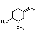 CAS#: 137839-49-7， 1,2-Dimethyl-5-Methylenepiperidine