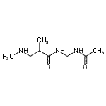 CAS#: 137938-07-9， N-(Acetamidomethyl)-2-Methyl-3-(Methylamino)Propanamide