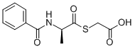 CAS#: 138079-74-0， 2-[[(2R)-2-(Benzoylamino)-1-oxopropyl]thio]-Acetic acid