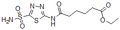CAS#: 138080-11-2， Ethyl 6-Oxo-6-[(5-Sulfamoyl-1,3,4-Thiadiazol-2-Yl)Amino]Hexanoate