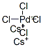 CAS#: 13820-33-2， Dicesium Tetrachloropalladate