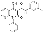 CAS#: 138304-95-7， 2-Hydroxy-N-(3-Methylphenyl)-4-Oxo-1-Phenyl-1,8-Naphthyridine-3-Carboxamide