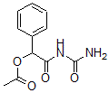 CAS#: 13838-02-3， alpha-Acetoxyphenylacetylurea