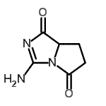 CAS#: 138529-72-3， 3-Amino-7,7A-Dihydro-1H-Pyrrolo[1,2-c]Imidazole-1,5(6H)-Dione