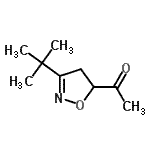 CAS#: 138587-59-4， 1-[3-(2-Methyl-2-Propanyl)-4,5-Dihydro-1,2-Oxazol-5-Yl]Ethanone