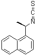 structure of CAS# 138617-82-0, 1-[(1R)-1-Isothiocyanatoethyl]Naphthalene;(1R)-1-naphthylethanisothiocyanate;(R)-(-)-1-(1-Naphthyl)ethyl isothiocyanate;ZINC02525812
