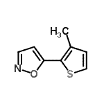 CAS#: 138716-45-7， 5-(3-Methyl-2-Thienyl)-1,2-Oxazole