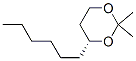 CAS#: 139008-49-4， (4R)-4-Hexyl-2,2-Dimethyl-1,3-Dioxane