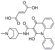 CAS#: 139094-69-2， endo-,1,2-dihydro-4-hydroxy-N-(8-methyl-8-azabicyclo(3.2.1)oct-3-yl)-2-oxo-1-phenyl-3-Quinolinecarboxamide (E)-2-butenedioate hydrate (1:1:2) (salt)