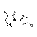 CAS#: 13915-76-9， N-(5-Chloro-1,3-Thiazol-2-Yl)-2-Methylbutanamide