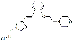 CAS#: 139193-89-8， 4-[2-[2-[(E)-2-(3-Methyl-1,2-Oxazol-5-Yl)Ethenyl]Phenoxy]Ethyl]Morpholine Hydrochloride