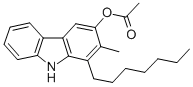 CAS#: 139196-84-2， (1-Heptyl-2-Methyl-9H-Carbazol-3-Yl) Acetate