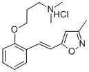 CAS#: 139214-97-4， N,N-Dimethyl-3-[2-[(E)-2-(3-Methyl-1,2-Oxazol-5-Yl)Ethenyl]Phenoxy]Propan-1-Amine Hydrochloride