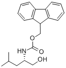 structure of CAS# 139551-83-0, N-[(1S)-1-(Hydroxymethyl)-3-Methylbutyl]-Carbamic Acid 9H-Fluoren-9-Ylmethyl Ester