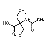 CAS#: 139578-94-2， 2-Acetamido-2-Ethylbutanoic Acid