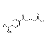 结构式 CAS# 139675-88-0, 5-[4-(二甲基氨基)苯基]-5-氧代戊酸