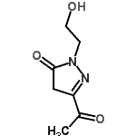 CAS#: 139767-79-6， 5-Acetyl-2-(2-Hydroxyethyl)-4H-Pyrazol-3-One