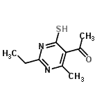 CAS#: 13995-64-7， 1-(2-Ethyl-4-Methyl-6-Thioxo-1,6-Dihydro-5-Pyrimidinyl)Ethanone